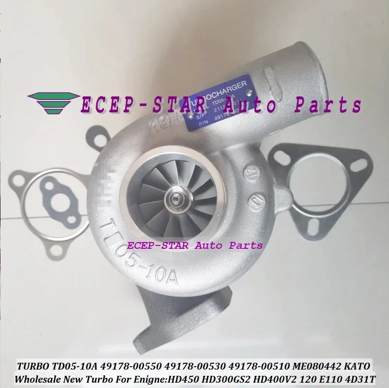 

Turbo TD05-10A 49178-00530 49178-00550 ME080341 Для KATO HD300 HD400 HD4 Для экскаватора Sumitomo 120 E110 4D31 4D31T