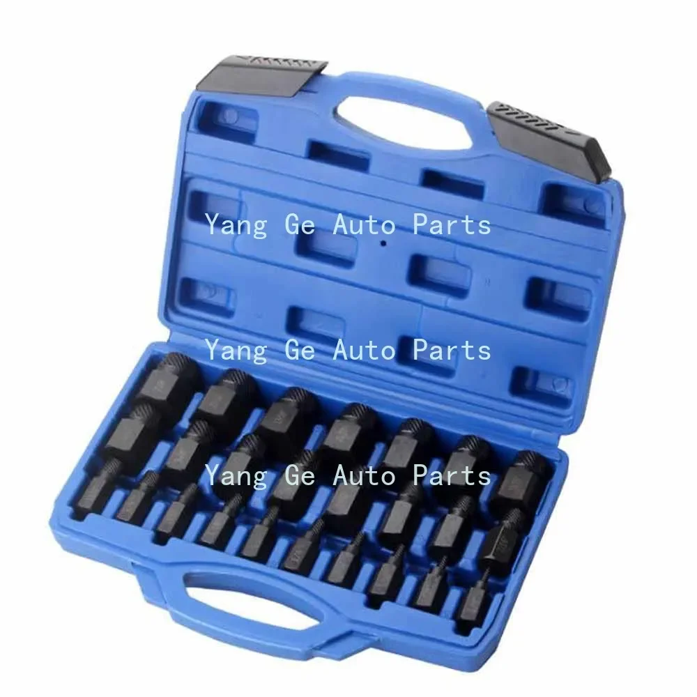 For 25Piece Set Of BritishBroken Head Screw Extractor, Destructive Tool Sleeve,Manual CombinationSet, Amazon Set