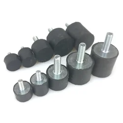 10PCS  VE type Single Head M3 M4 M5 M6 Anti-Vibration Rubber Shock Absorber Rubber Vibration Isolator