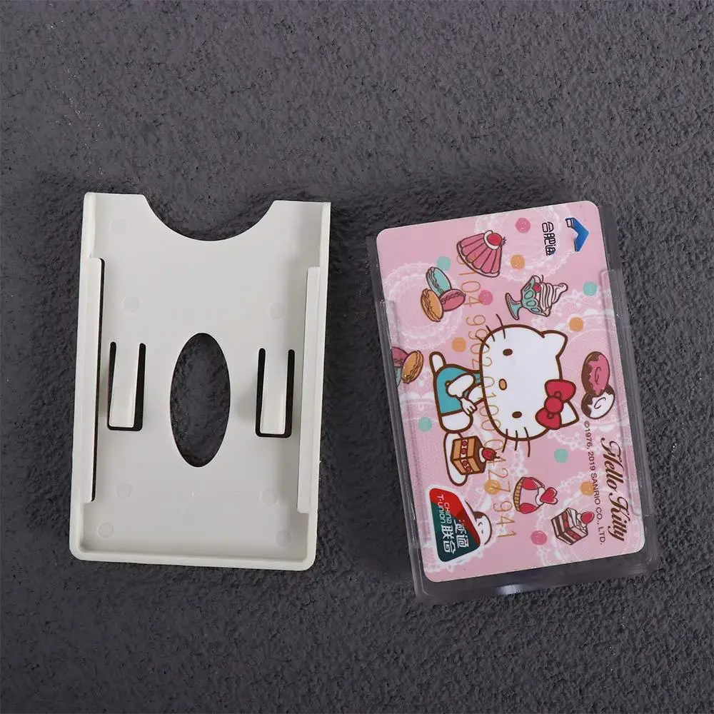 

Accessories ID Card Holder Car Organization Transparent IC Card Holder Car Card Sleeve Windshield Glass Tag Sucker Card Holder