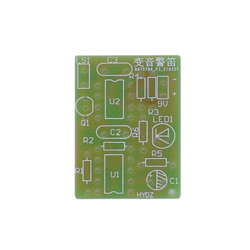 Variable Siren Training Kit, DIY Student Lab, Made Small, Instructional, NE555