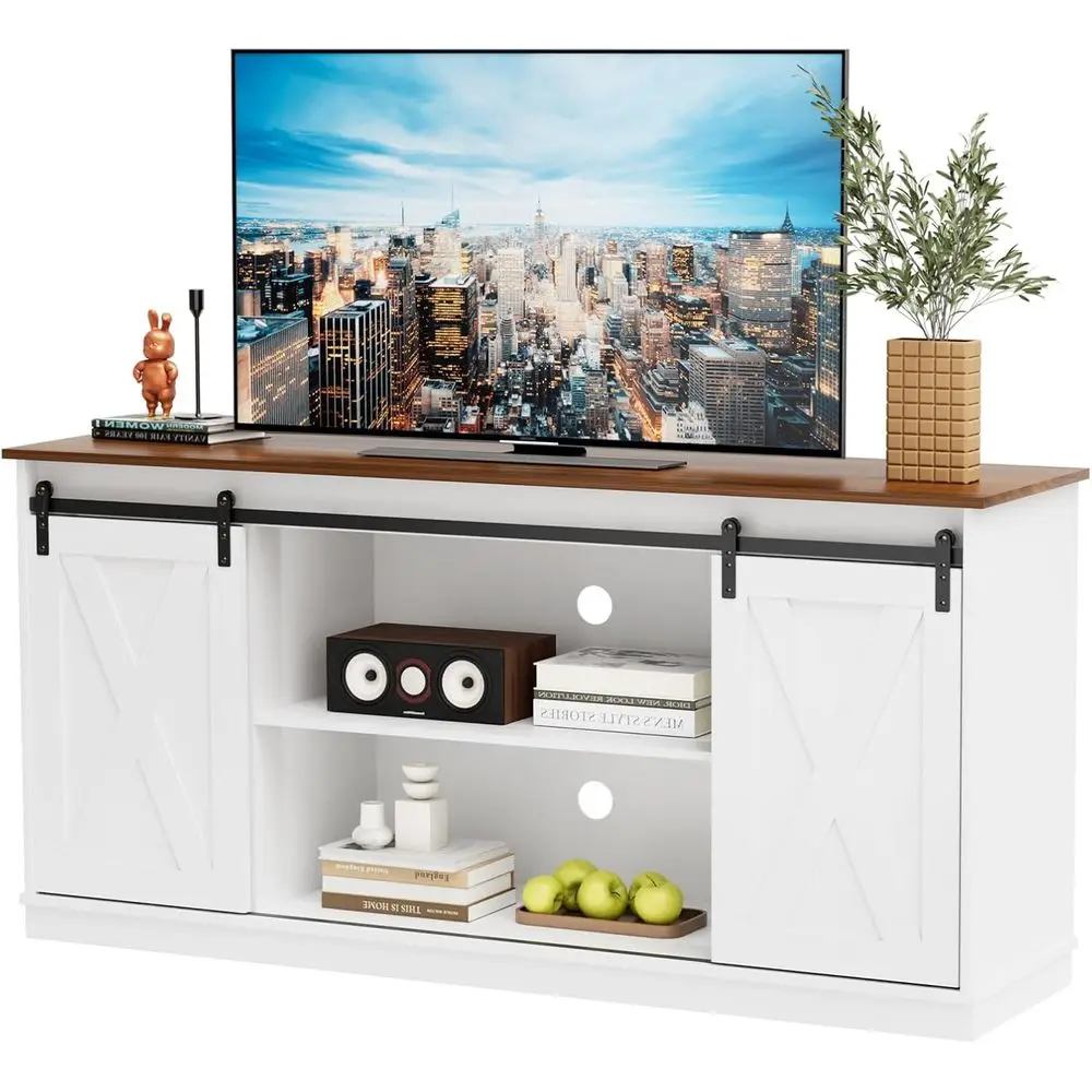 TV Stand or 65 Inch Teion, Entertainment Center with Storage Shelves, Century ern Media TV ole Table or Bedroom Living Room, Oic