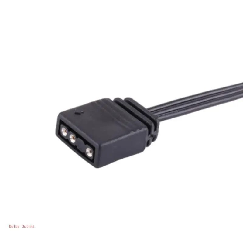 Para pirata RGB línea adaptadora ARGB 5V 4PIN conector adaptador para 25CM