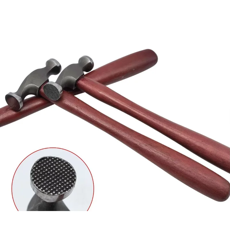 Texturing Hammer Design Texture Metal Work Jewelry DIY Tools Stamping Beating Hammer  Gold Silver Planishing Chasing Round Head