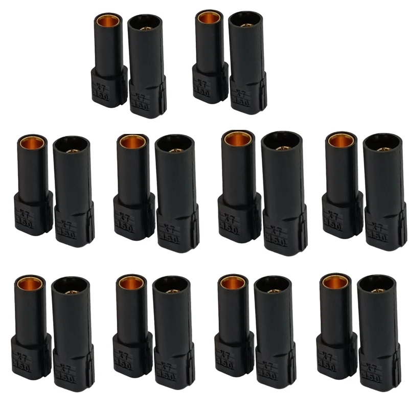 3/5/6/10 paar Original XT150 Stecker Adapter XT150 Weiblich Männlich Stecker 120A Großen Strom Hoch bewertet Amps Für RC LiPo Batterie Auto