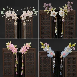 Hanfu headwear new style antique purple lily of the valley hairpin high-end super fairy temperament female bridal headwear