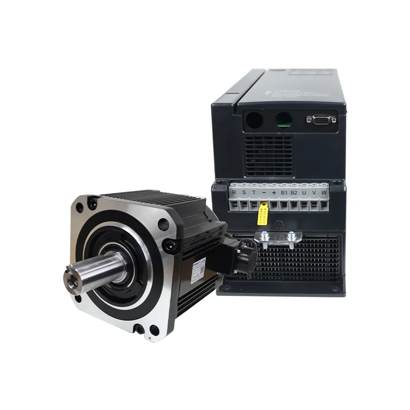 Customizable Power 15-55KW Ac Servo Motor Rated Voltage 220V-380V Servo Motor With Drive