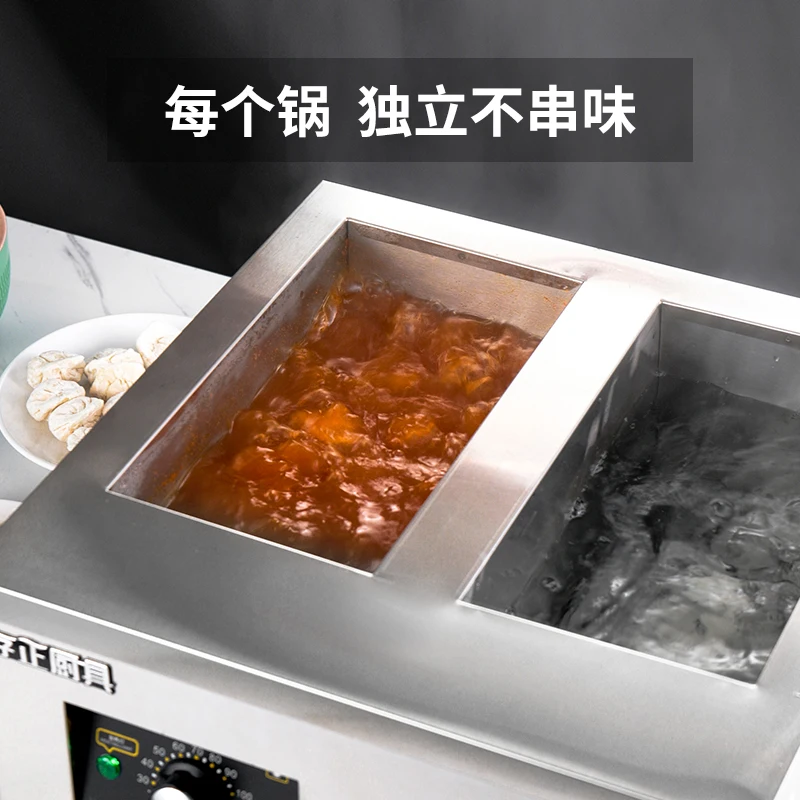 Multifunctional noodle cooker Commercial electric noodle cooker Desktop soup noodle cooker Dumpling pot new