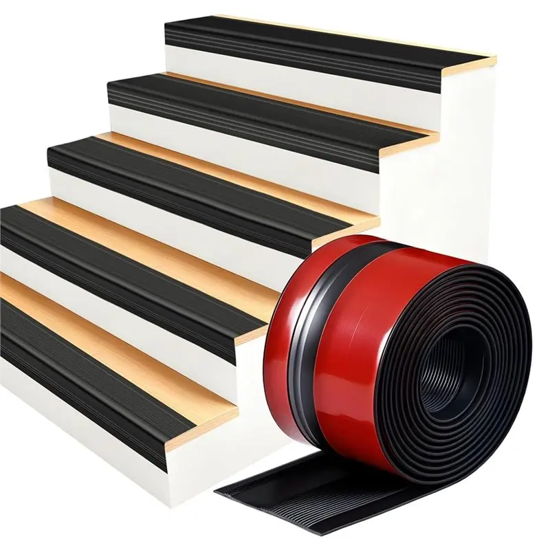 

Защитный профиль для ступеней L60A, черный, 12 футов, самоклеящийся, резиновый, противоскользящий, для внутреннего и наружного использования.