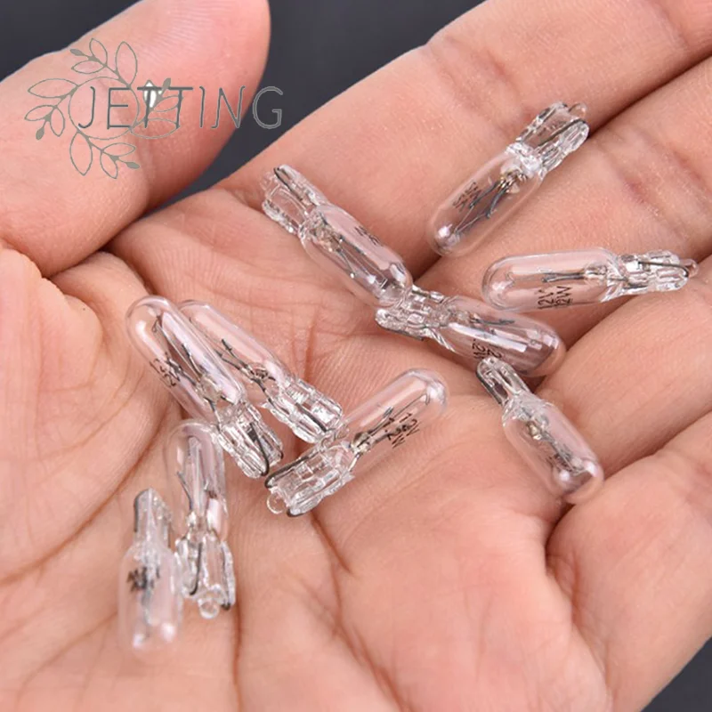 

Hot 20Pcs Halogen T5 W2W Bulb 12V Car Instrument Lights Dashboard Bulb Auto Interior Warnning Light