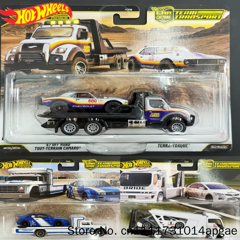 2026年新発売-ホットウィール-プレミアムカーカルチャー-チームトランスポートシリーズ-1-64-カマロ-vwゴルフ-シビック-ダイキャストカーモデル-コレクターズトイ