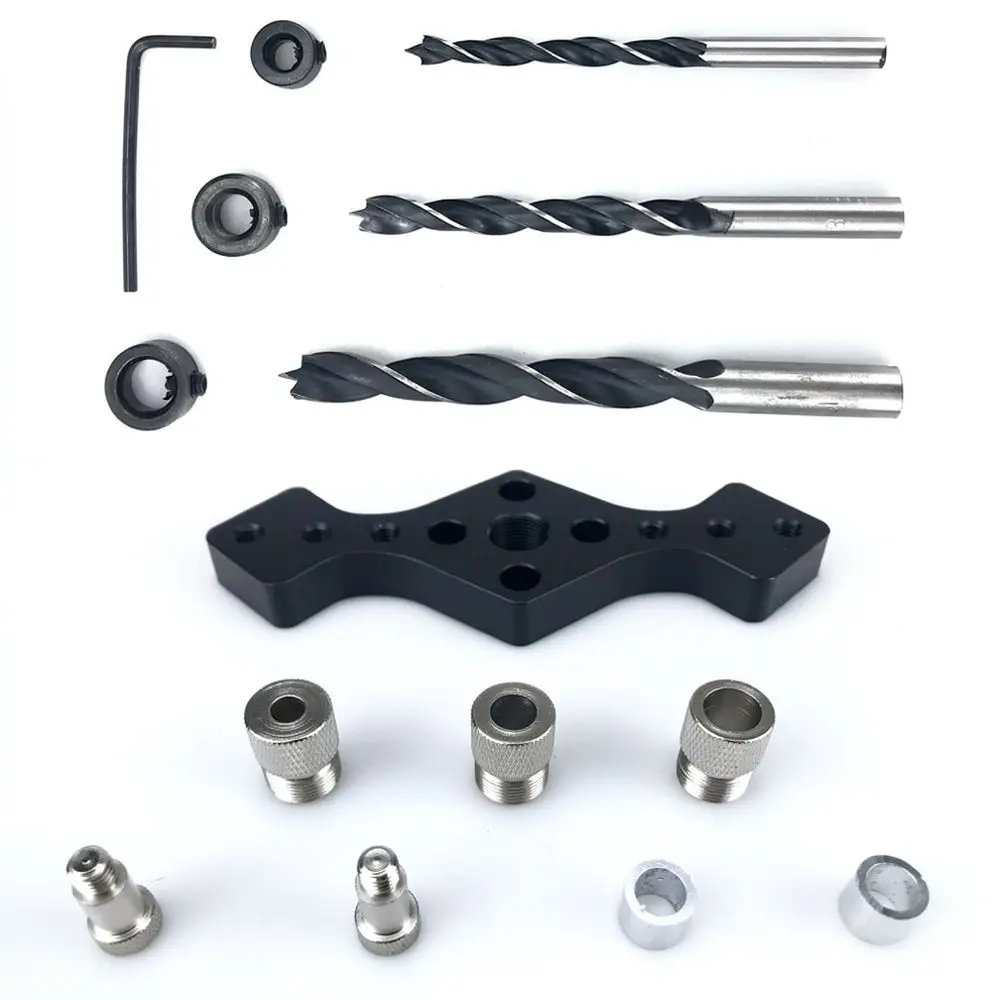 Diamond Woodworking Jig Locator Tool For Accurate Vertical Drill Hole Punching Carpentry And Furniture Making