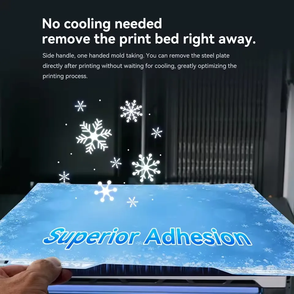 

Cool Plate For Creality K2 K1C Spring Steel Sheet PEI For K2 Pro Heatbed Cool Plate For Bambu Lab H2D A1 X1 P1 3D Printer Hotbed