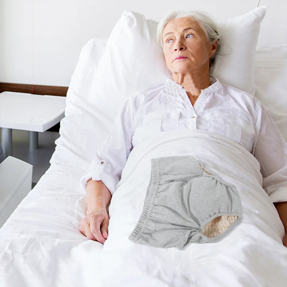 

2 шт. многоразовые подгузники-трусы для взрослых при недержании, для женщин, мужчин, пожилых людей, защита от протеканий, хлопковые, мягкие, дышащие, для дома