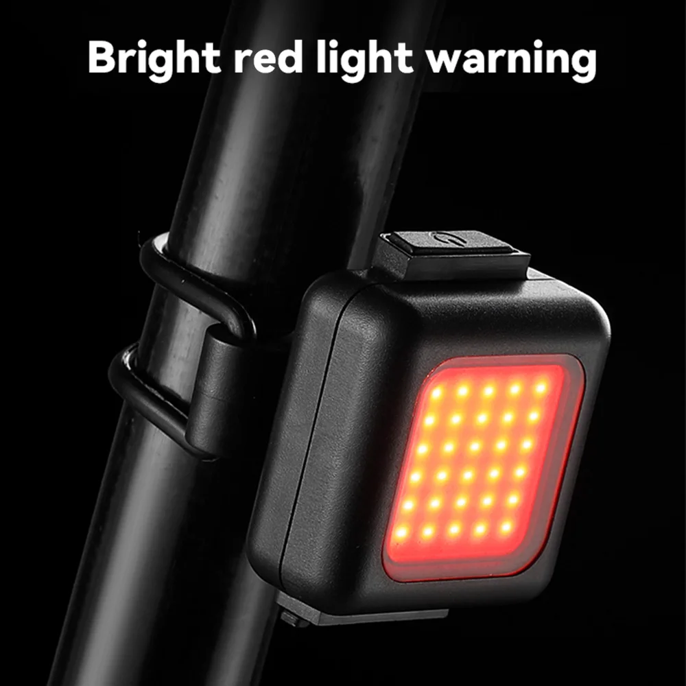 Mini Bicycle Front Rear Light Rechargeable Cycling Safety Warning Light Waterproof Bike Headlight Taillight MTB Bike Flashlight