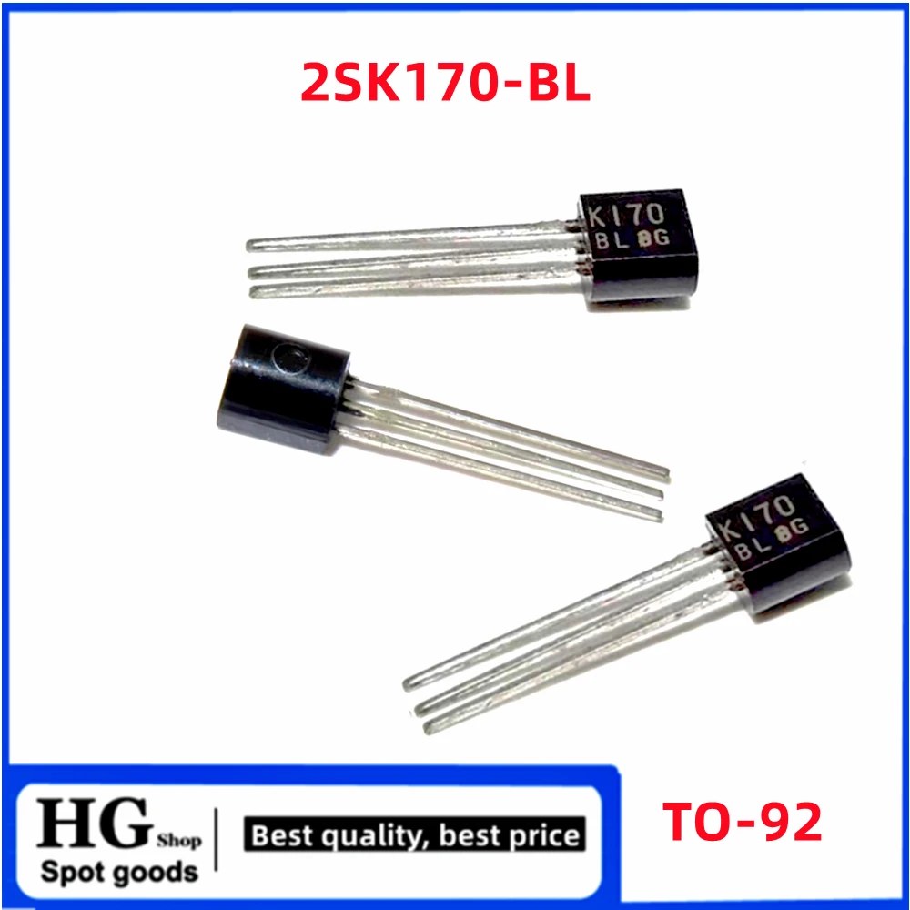 

100PCS/Lot 2SK170-BL 2SK170BL 2SK170 K170 TO-92 direct-plug audio power amplifier triode best quality