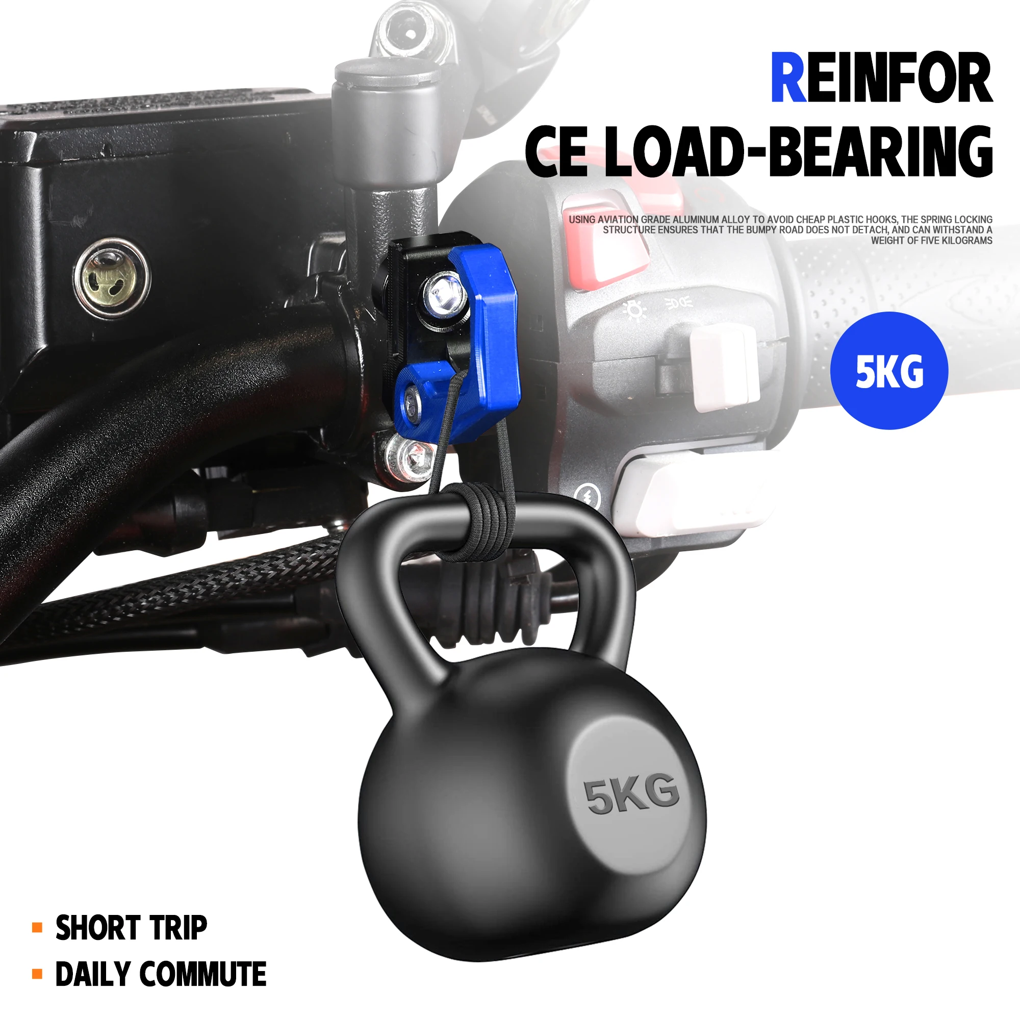 Motorcycle SYM ADX125 Accessories Luggage Bag Bottle Storage Hook Helmet Holder For SYM ADX125 ADX 125 2023-2024 view 4