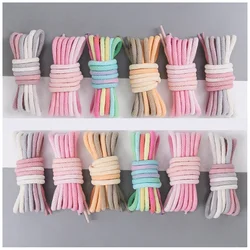 1Pair Colorful Round Shoelaces Rainbow Cotton Shoelace Running Sneakers Laces 80/100/120/140/160CM Shoe laces Shoes Accessories