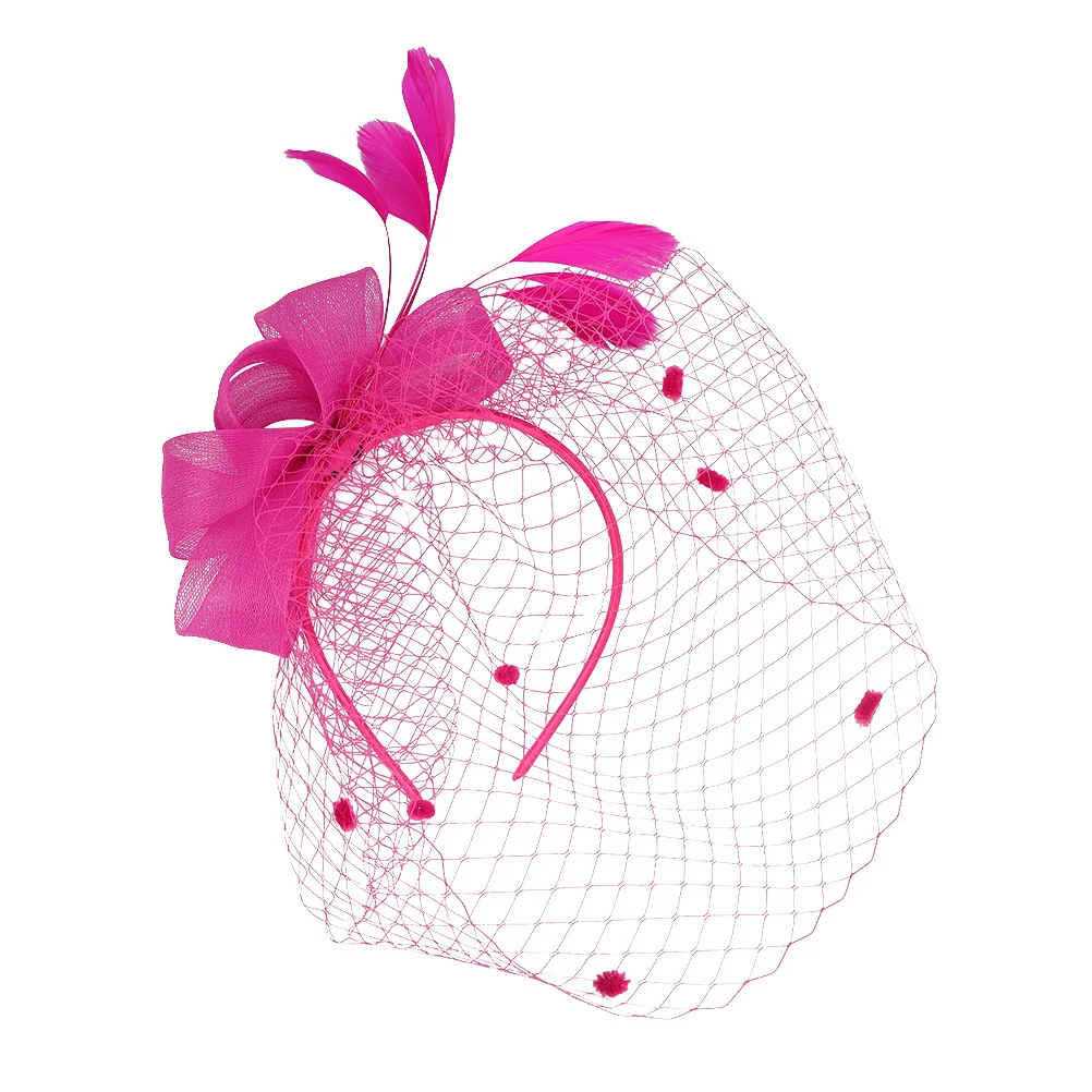 1 قطعة صافي تول الشعر زهرة دبوس الشعر حفل زفاف الزفاف غطاء الرأس النساء أغطية الرأس موضة إكسسوارات الشعر #4