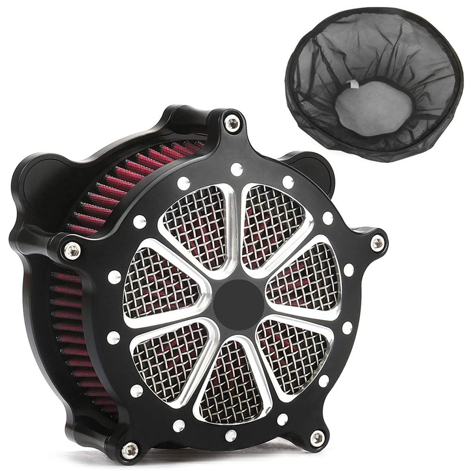 SOCK for Air Cleaner Filter for harley Softail Touring FLHR Fat Bob Dyna Softail Deluxe Heritage street glide sportster 883 1200