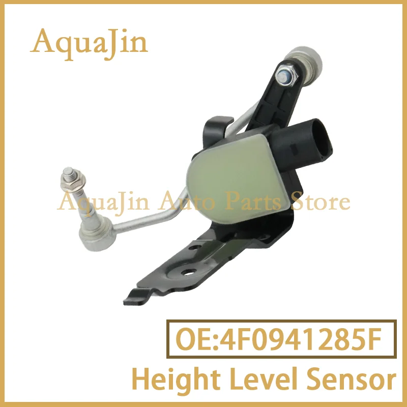 

4F0941285F Front Left Car Headlight Suspension Height Level Sensor For Audi A6 A6L RS6 Avant 2005~2012 2008 2009 2011 Fits OEM