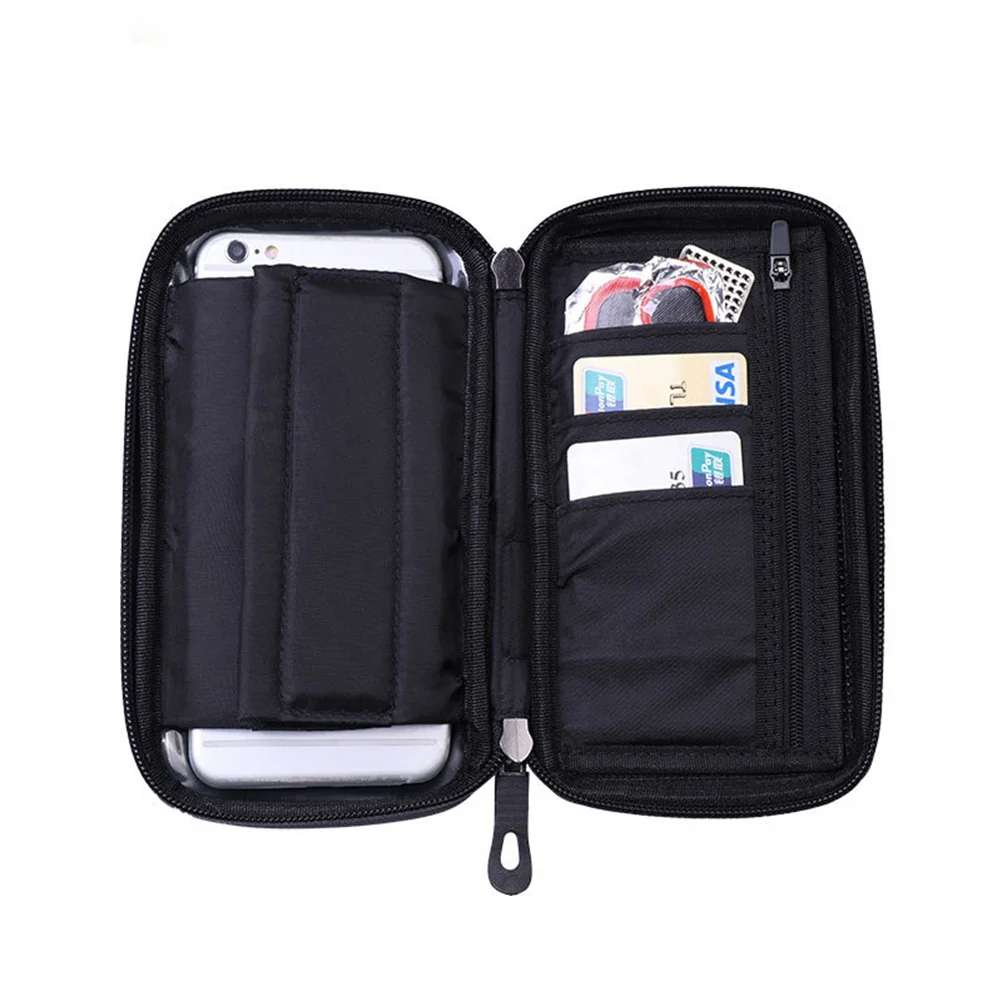 

Bike Phone Bag 6 Inch Waterproof Handlebar Bag Shockproof Tpu Front Frame Mount For Long Ride Cycling Storage