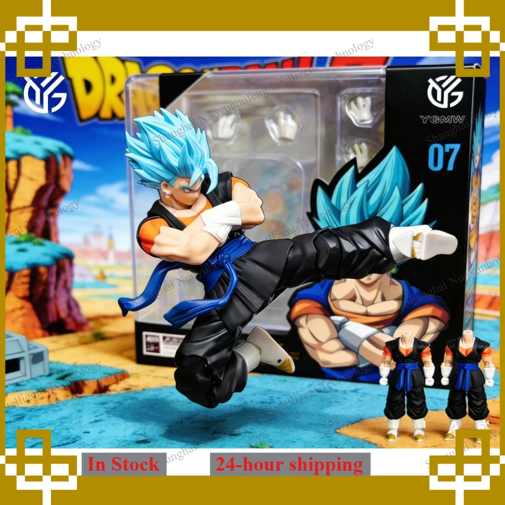 

YGmw Studio OC Dragon Ball SHF Super Saiyan Fusion Warrior Vegito 07 Аниме-фигурка, коллекционная модель из ПВХ, в наличии
