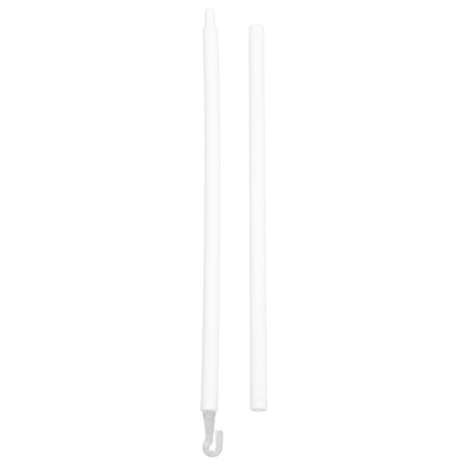 Door Screen Venetian Blind Accessories Rod with Hook Wireless Wand White Long for