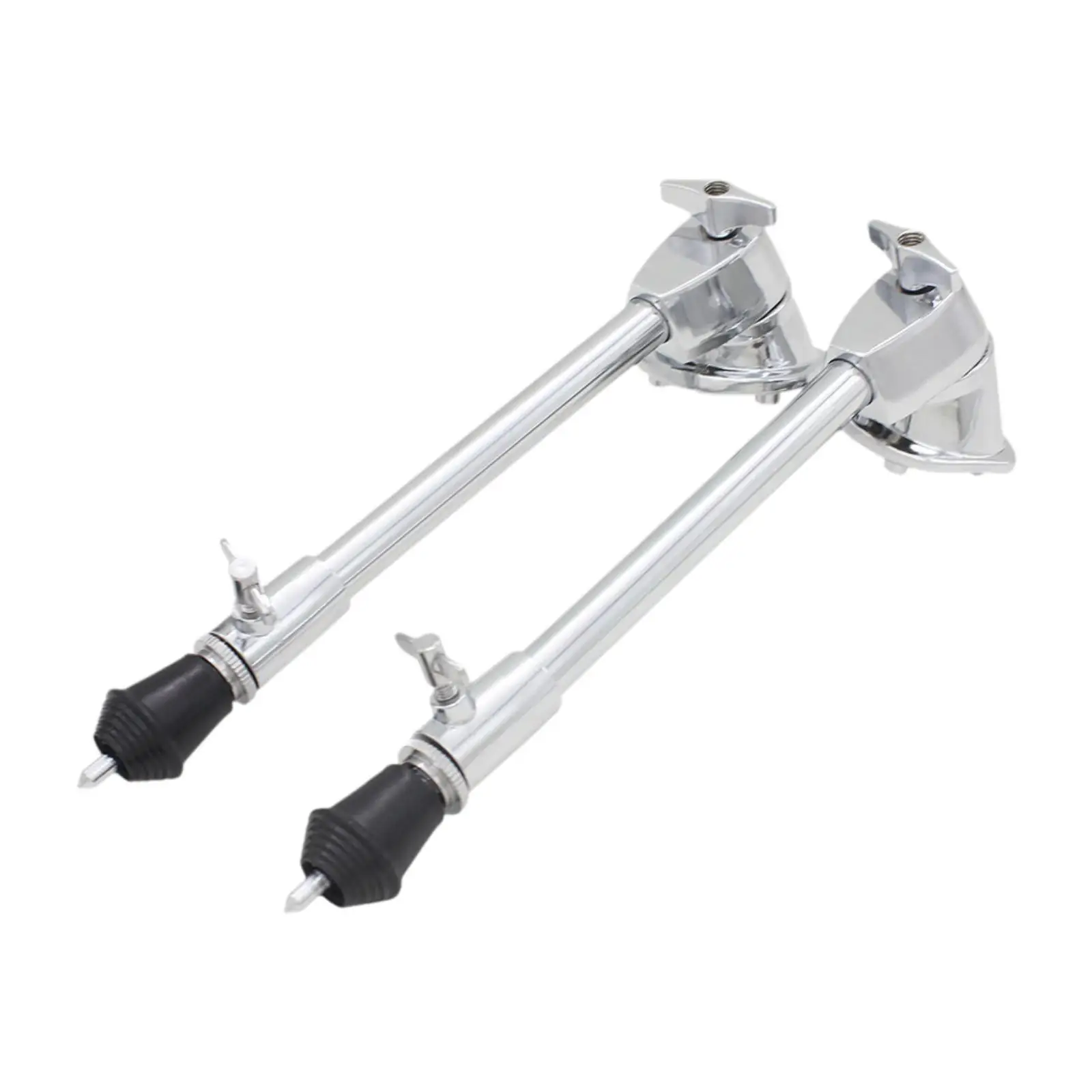 

2Pcs Tom Drum Legs Stable Easy to Install DIY High Strength Universal Fit Non Slip Accessory Percussion Instrument Replacement