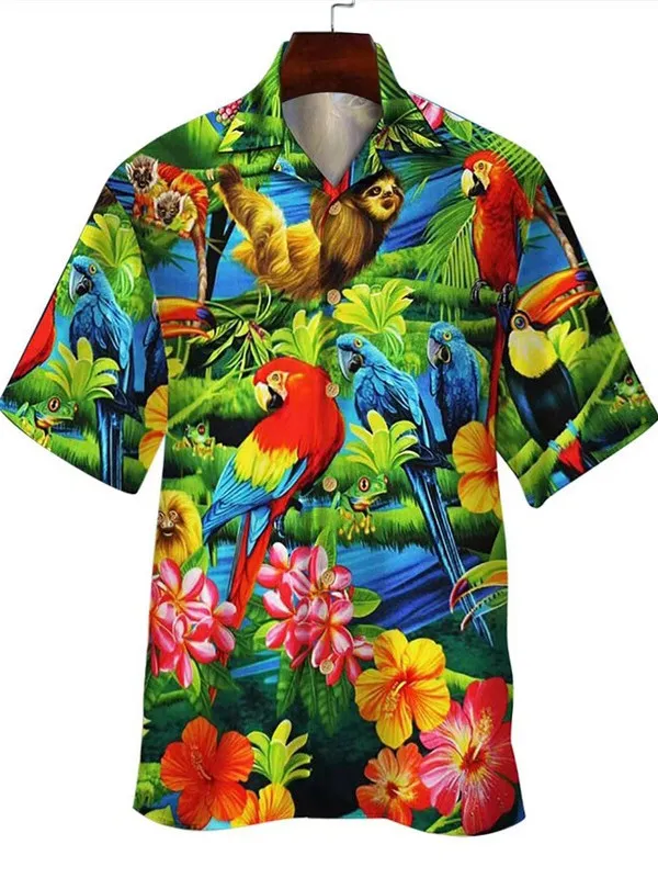 

3D цифровой принт ort Sve Открытый кардиган irt Youth Summer Faion Свободный крой M irt Повседневная повседневная одежда с животным узором