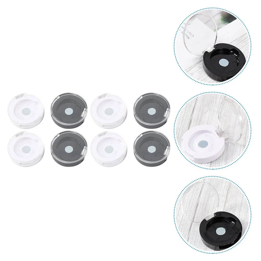 8 Pcs Empty Makeup Holder Magnetic Eye Shadow Box Container Eyeshadow Pan Case Travel Lotion