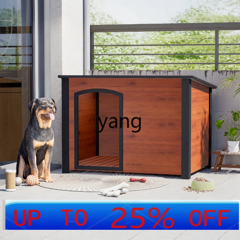 LH Outdoor Four Seasons Dog House Winter Warm Cat Nest Large Dog Outdoor Summer Rainproof
