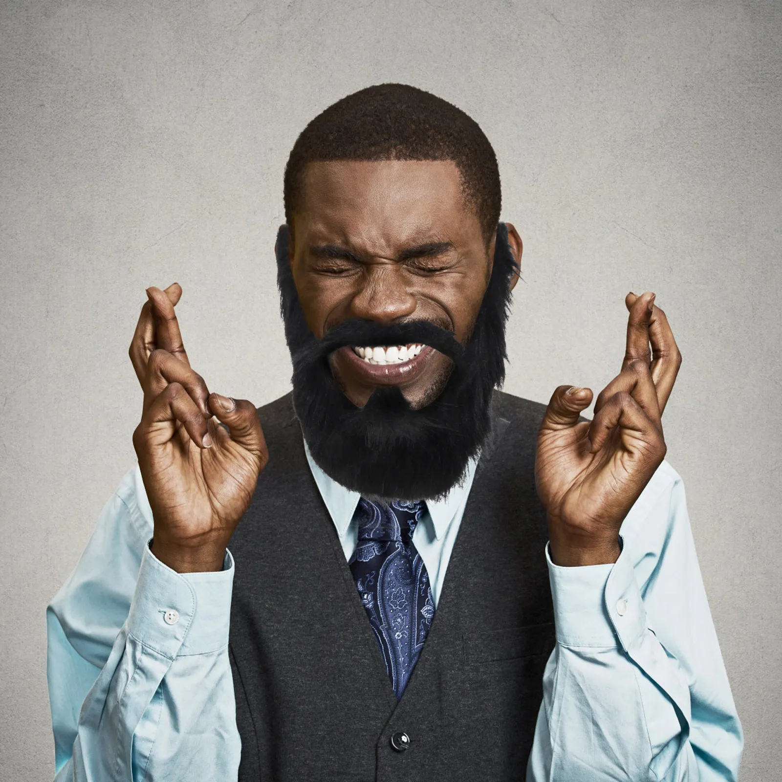 

2 шт. искусственных бородок и накладных усов для Хэллоуина, косплея, вечеринок, костюмов, универсальные, удобные, легкие, забавные аксессуары