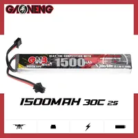 GAONENG GNB 1500mAh 2S 30C 60C 7.4V SM LiPo Battery Airsoft Airgun M4 M240B M60 G36 M14 RPK PKM L85