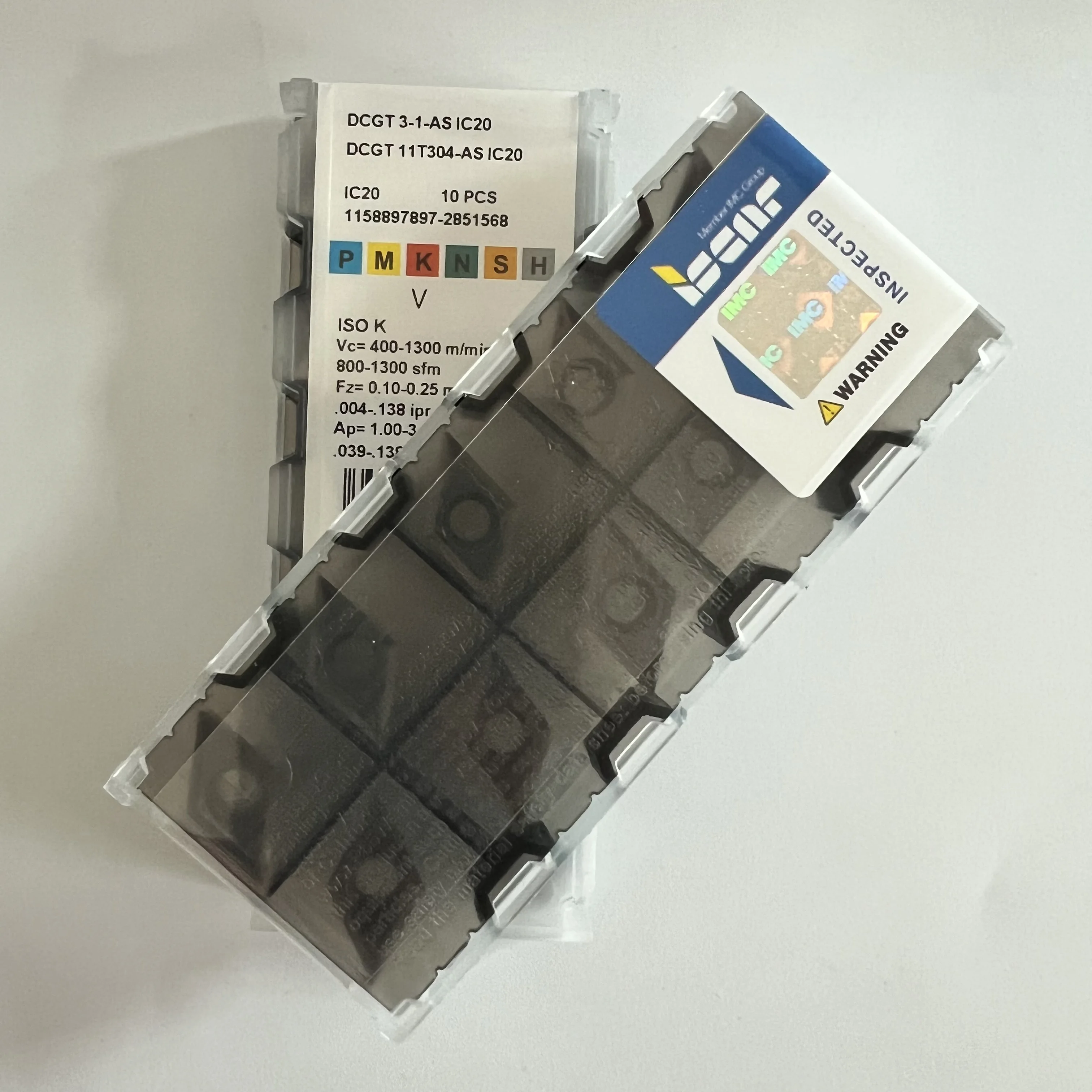 DCGT11T304-AS IC20 /Original carbide blade 10 Pcs