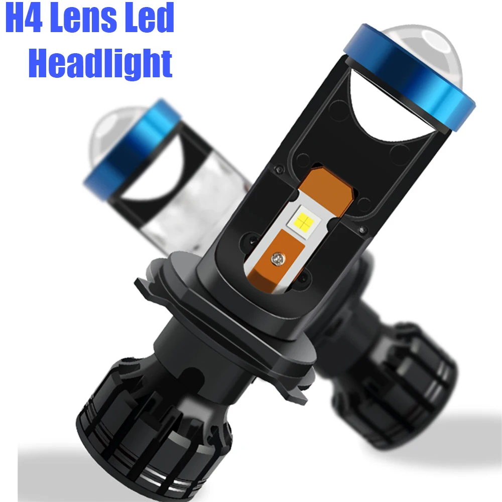 

2PCS Canbus Lamp H4 H7 LED Super Mini Projector Lens 120W Automobiles Bulb Conversion Kit Hi/Lo Beam RHD Headlight 12V 24V