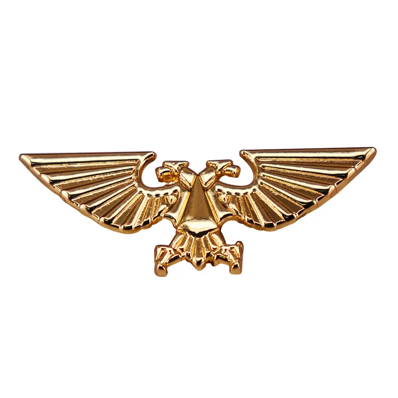 Imperial Eagle Brooch Double-headed Eagle Metal Pin Badge