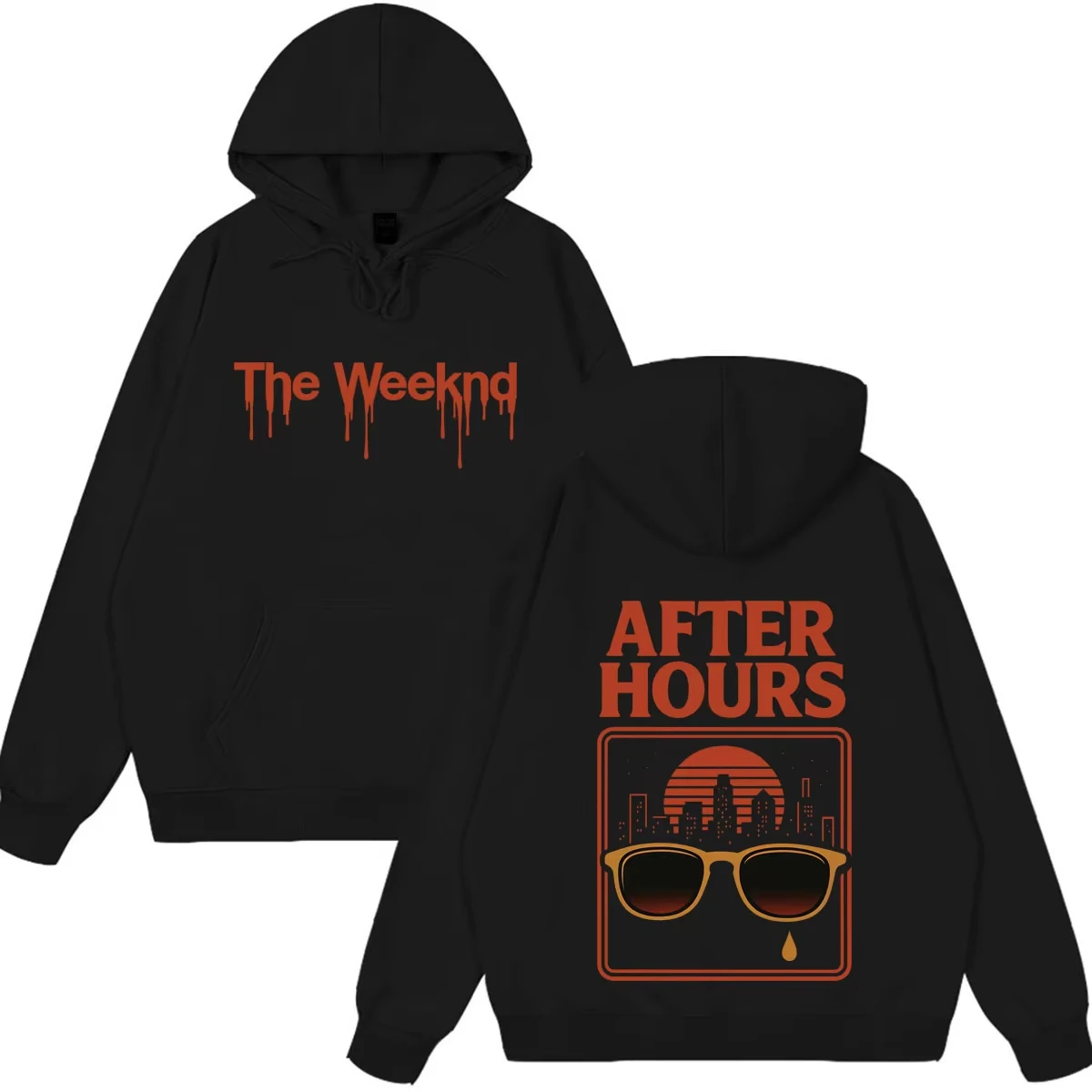 The Weeknd After Hours Til Dawn Tour 2026 Print Hoodie Men Women Fashion Clothing Pullover Long Sleeves Loose Casual Sweatshirts