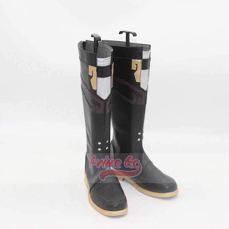 Game Honkai Star Rail Jing Yuan Cosplay Boots Men Shoes Halloween C07982