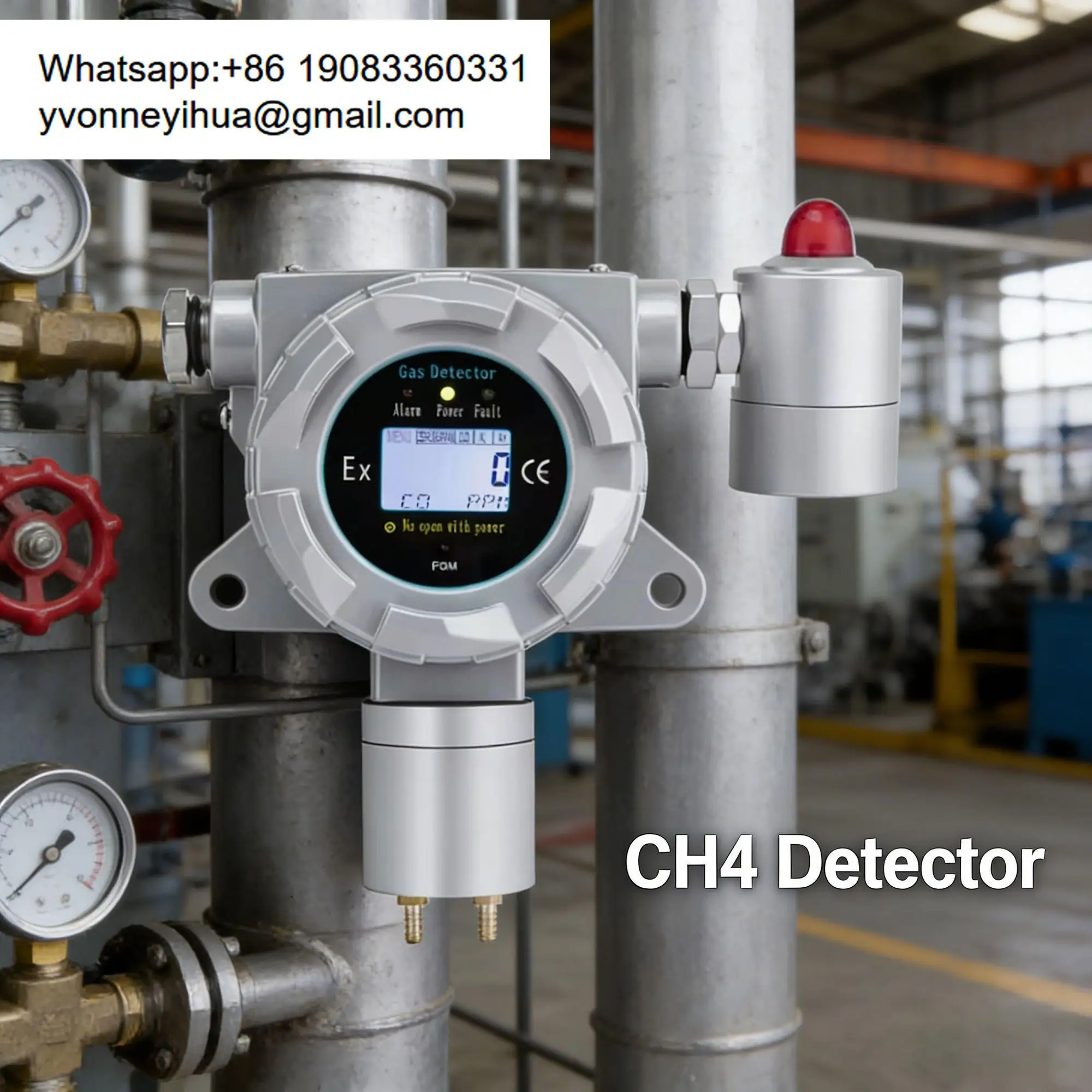 

Reliable CH4 Methane Fixed Online Analyzer BGT-FGD Model Explosion Proof Alarm Gas Leak Detector Sensor 3% Accuracy RS485