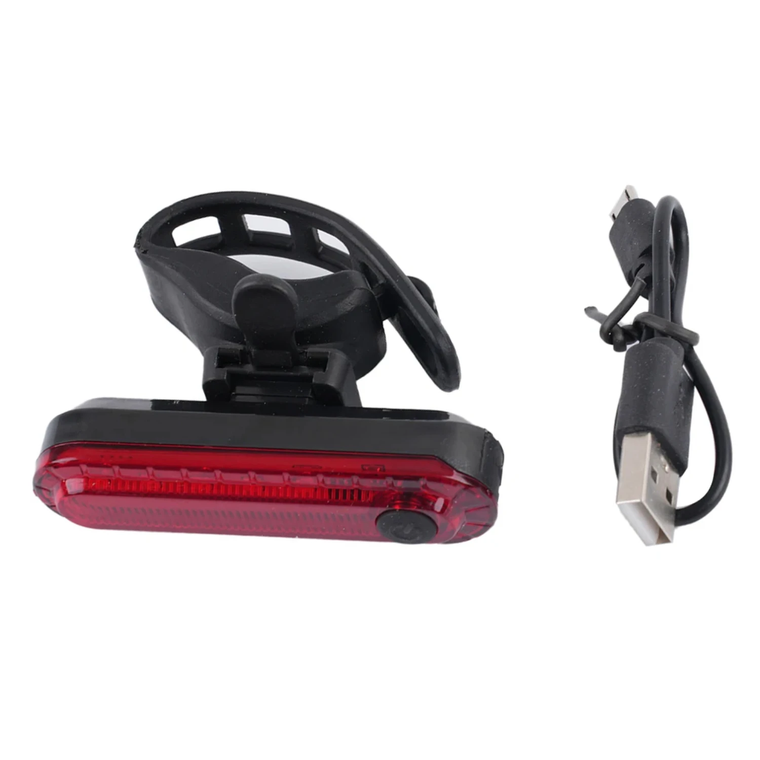 Waterproof, bright, and durable USB rechargeable safety MTB light for night riding - essential dustproof bicycle tail light with