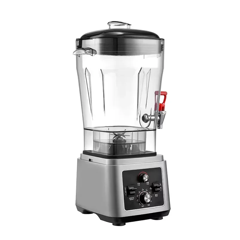 5HP Commercial Soy Milk Maker High Power Industrial Bean Grinder Smoothie Juice Extractor Machine for Restaurant Shop Use