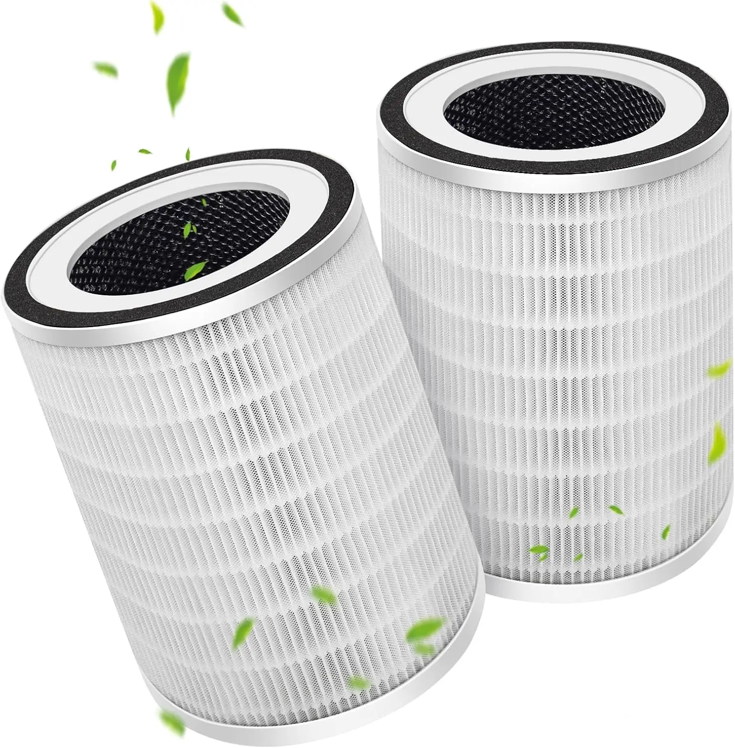 

2 Pack True HEPA KILO Filter For Afloia KILO, KILOPLUS, KILOPRO, MIRO, MIRO PRO and MR-Kilo, Kalo Air Puri-fier, 360° 3-S