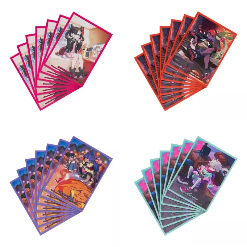 En Stock, Fundas Originales para Cartas Pokémon PTCG, Colección GX, Set de Regalo, Marnie, Hop, Pete, Bea, Raihan, Nessa, Leon, Mercancía de Anime, Regalo