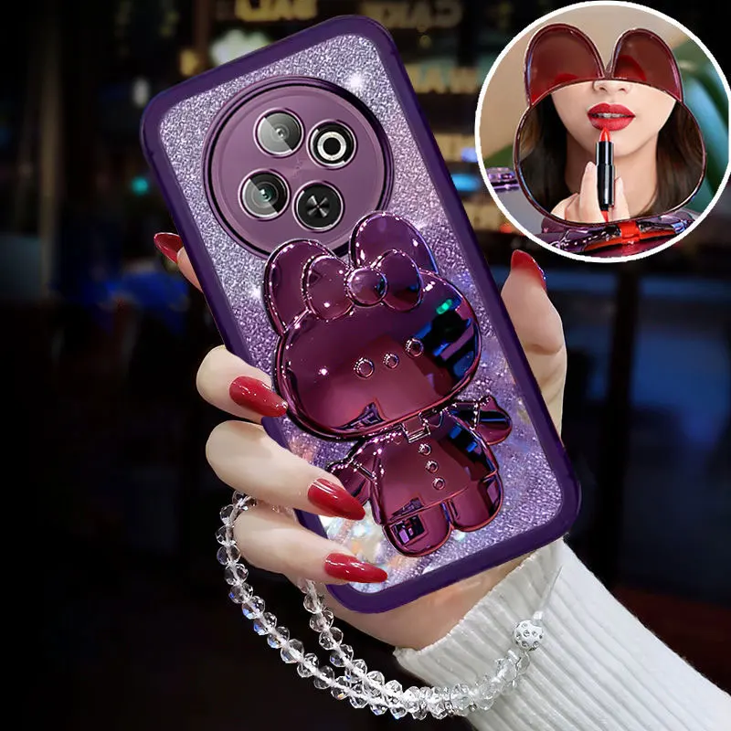 

Luxury Lanyard Spark30C bracket Case For Tecno Spark 30C 20C 10 30 20 pro plus GO 1 2025 2024 Camon30 Shockproof Holder Cover