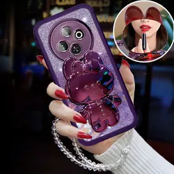Luxury Lanyard Spark30C bracket Case For Tecno Spark 30C 20C 10 30 20 pro plus GO 1 2025 2024 Camon30 Shockproof Holder Cover