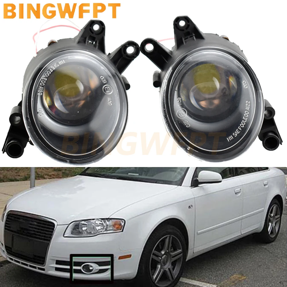 

1 Pair Superior Quality LED Fog Light Fog Light With Angel Eye For Audi A4 B7 Avant 2004-2008 Front Led Fog lamp