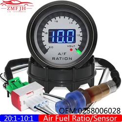 20:1~10:1 Air Fuel Ratio Gauge+Narrowband Oxygen Sensor OEM 0258006028 Digital 2