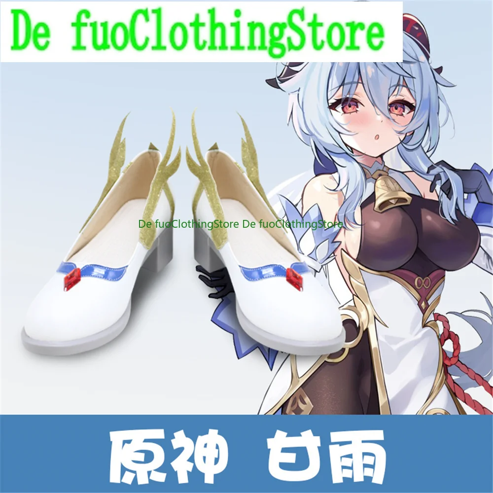 ร้านเสื้อผ้าเดฟู รองเท้าคอสเพลย์เกม Genshin Impact ตัวละครกันยู สำหรับงานฮาโลวีน คริสต์มาส งานปาร์ตี้ อนิเมะ