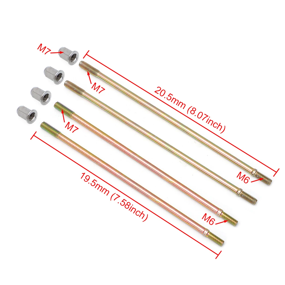 4X Śruby głowicy cylindrów Śruby nakrętki cylindrów Do Honda Z50 CL70 SL70 XL70 CRF50 CRF50 CRF70 OEM 90032-035-000